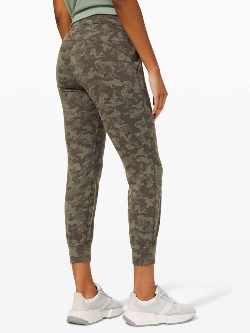 Lululemon Ready to Rulu Jogger Heritage Camo Dark Olive Green Twill Size 6